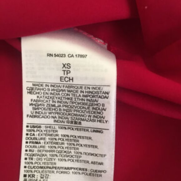 Banana Republic Red Racerback Sleeveless Top Size XS - Picture 6 of 7